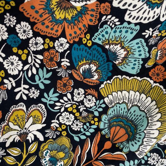 O’Neill black floral Sawyer cardigan open front one size - Picture 2 of 11